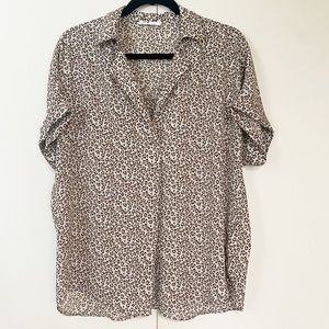 Leopard print blouse